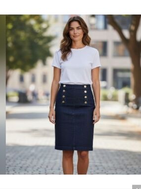 Linen Pencil Skirt